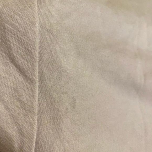 Bebe Sport Pullover Hoodie Sweater White Yellow L - Picture 7 of 8